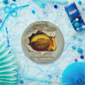 Cantaloupe Seed Advertising Art Antique Pappteller (Party)