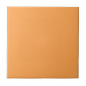 Cantaloupe Solid Color | Classic | elegant Fliese (Vorderseite)