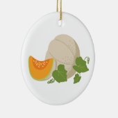 Cantaloupe Vine Keramik Ornament (Rechts)