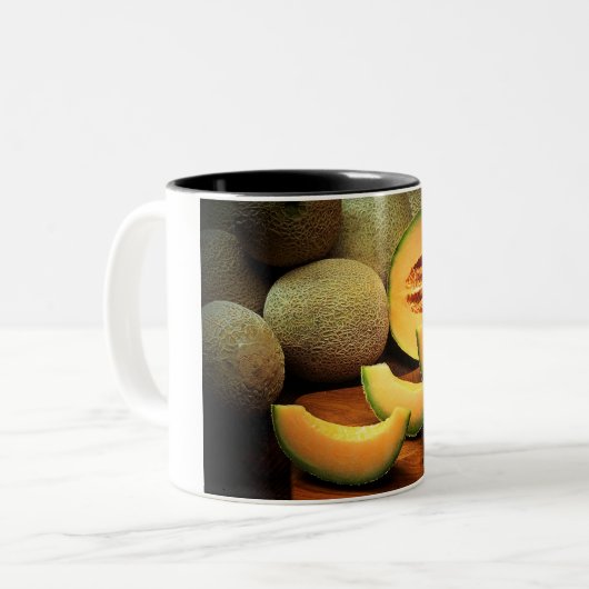 Cantaloupe Zweifarbige Tasse (Vorderseite Links)