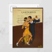 Cantan O Feiertagspostkarte (Vorne/Hinten)