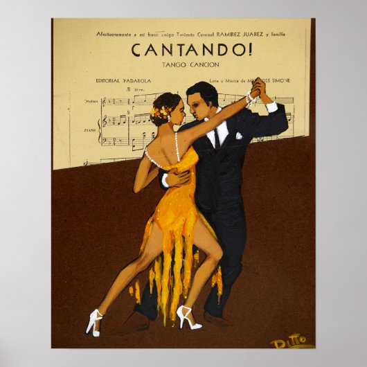 Cantando-Tango-Poster Poster (Vorne)