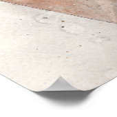 CANTATA in PASTEL MAJOR Abstrakte Aquarellkunst Poster (Ecke)