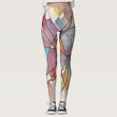 CANTATA in PASTEL MAJOR Abstrakte Kunst Leggings (Vorderseite)