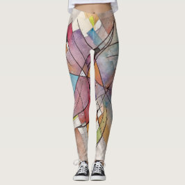 CANTATA in PASTEL MAJOR Abstrakte Kunst Leggings