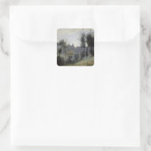 Canteleu bei Rouen Quadratischer Aufkleber (Tasche)