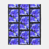 CANTERBURY BELLS BLUME FLEECE BLANKET (Vorderseite)