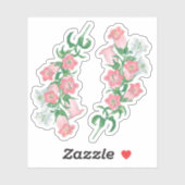 Canterbury Bells for St. Thomas Becket (fL) - Aufkleber (Blatt)