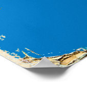 Canterbury Britische Inseln Vintages Bahnplakat Poster (Ecke)