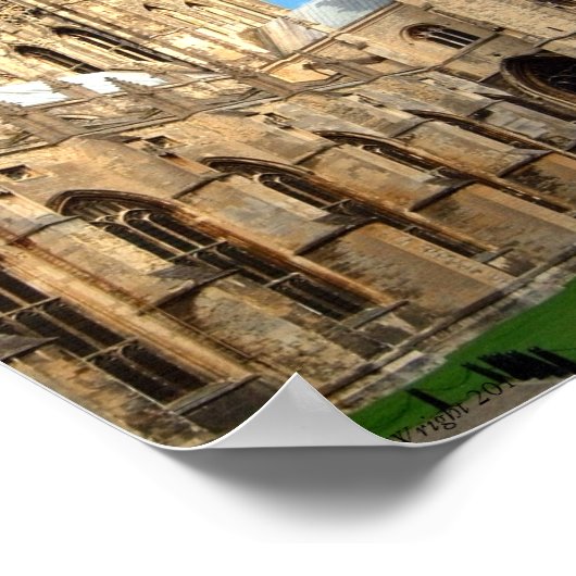 Canterbury Cathedral Poster (Ecke)