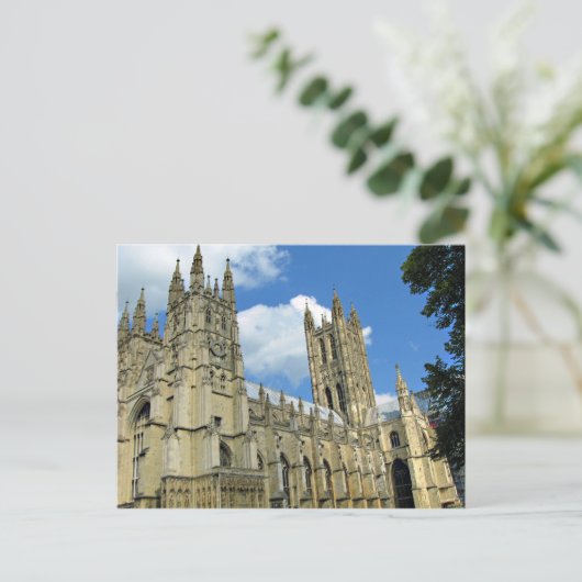 Canterbury Cathedral Postkarte (Stehend Vorderseite)