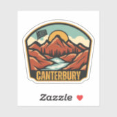 Canterbury, Connecticut Aufkleber (Blatt)
