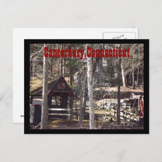 Canterbury, Ct Postkarte (Vorne/Hinten)