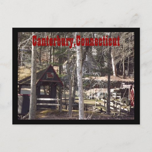 Canterbury, Ct Postkarte (Vorderseite)