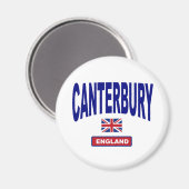 Canterbury England Magnet (Vorderseite/Rückseite)