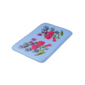 Canterbury-Glockenschrift Blume Badematte (Schrägansicht)