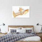 Canterbury Kathedrale. Großbritannien Leinwanddruck (Insitu (Schlafzimmer))