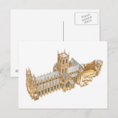 Canterbury Kathedrale. Großbritannien Postkarte (Vorne/Hinten)