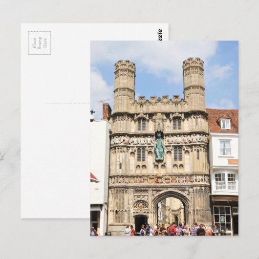 Canterbury Postkarte (Vorne/Hinten)