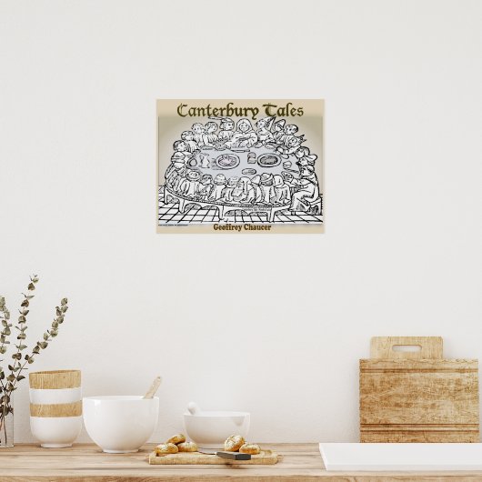 Canterbury Tales Poster (Küche)