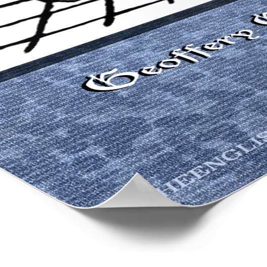 Canterbury Tales Poster (Ecke)