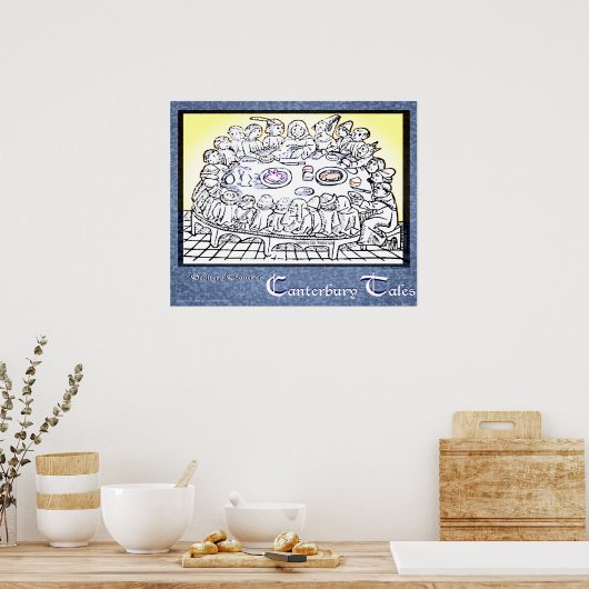 Canterbury Tales Poster (Küche)