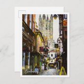 Canterbury Vereinigtes Königreich Schöne Ölfarbe Postkarte (Vorne/Hinten)