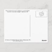 Canterbury Window Postcard Postkarte (Rückseite)