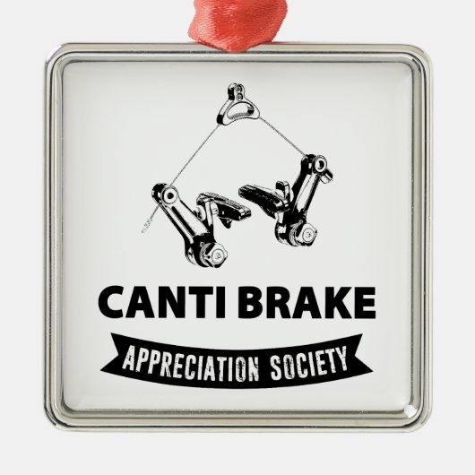 Canti Brake Assessment Society Ornament Aus Metall (Vorne)