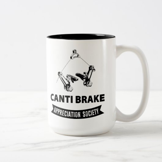 Canti Brake Assessment Society Zweifarbige Tasse (Rechts)