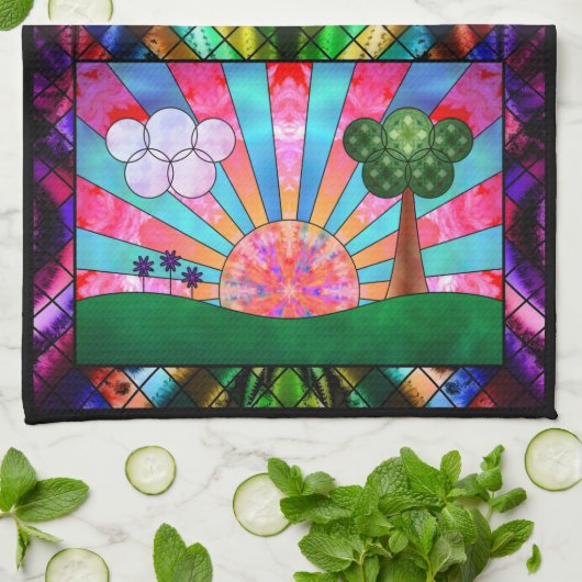 Canticle des Sun-Geschirrtuchs Handtuch (Gefaltet)