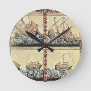 Cantiga 33, Seite vom 'Cantigas De Santa Maria Runde Wanduhr