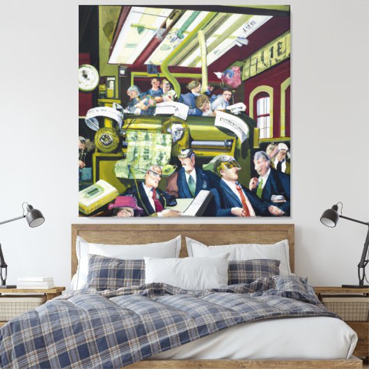 Cantillon Effect Leinwanddruck (Insitu (Schlafzimmer))