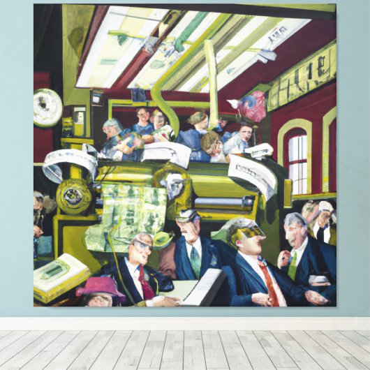 Cantillon Effect Leinwanddruck (Insitu (Holzboden))