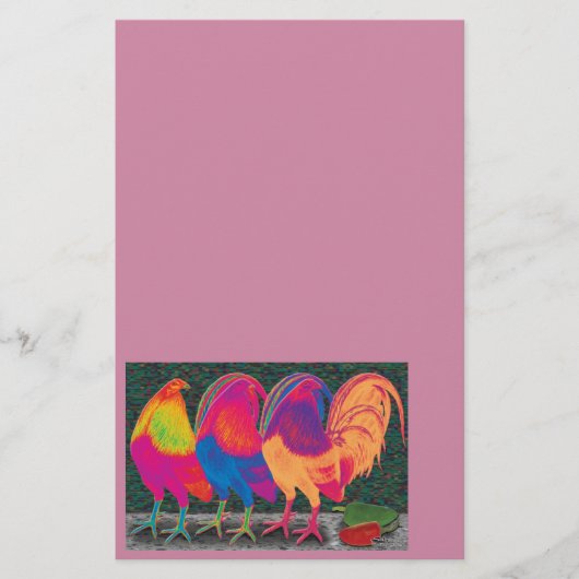 Cantina Roosters Briefpapier (Vorderseite)