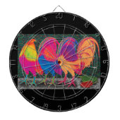 Cantina Roosters Dartscheibe (vorne)