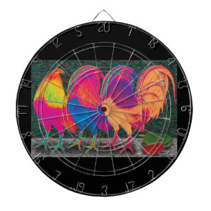 Cantina Roosters Dartscheibe