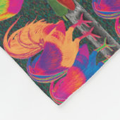 Cantina Roosters Fleecedecke (Ecke)