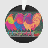 Cantina Roosters Ornament (Vorderseite)