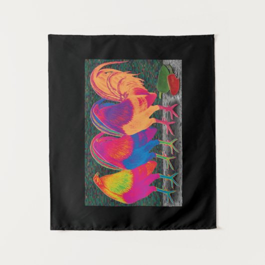 Cantina Roosters Wandteppich (Vorderseite)