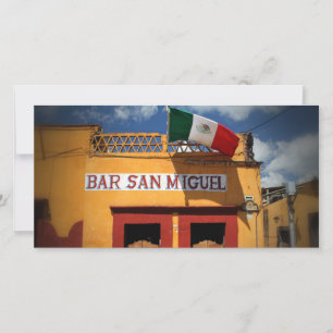 Cantina, San Miguel de Allende, Mexiko, Fotokarte