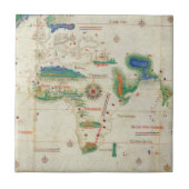 Cantino Planisphere | 1502 Fliese (Vorderseite)