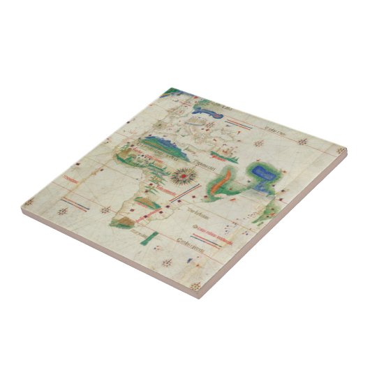 Cantino Planisphere | 1502 Fliese (Seite)