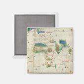 Cantino Planisphere | 1502 Magnet (Vorderseite/Rückseite)