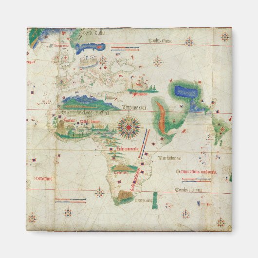 Cantino Planisphere | 1502 Magnet (Vorne)