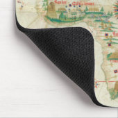 Cantino Planisphere | 1502 Mousepad (Ecke)