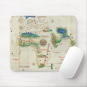 Cantino Planisphere | 1502 Mousepad (Mit Mouse)