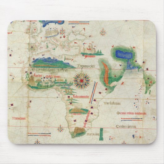 Cantino Planisphere | 1502 Mousepad (Vorne)