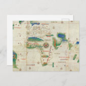 Cantino Planisphere | 1502 Postkarte (Vorne/Hinten)
