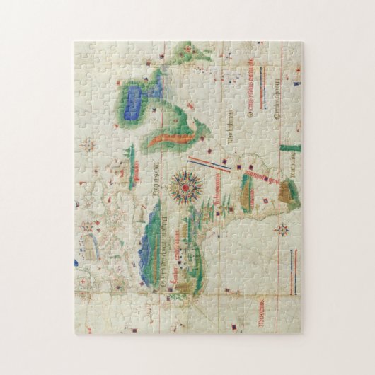 Cantino Planisphere | 1502 Puzzle (Vertikal)